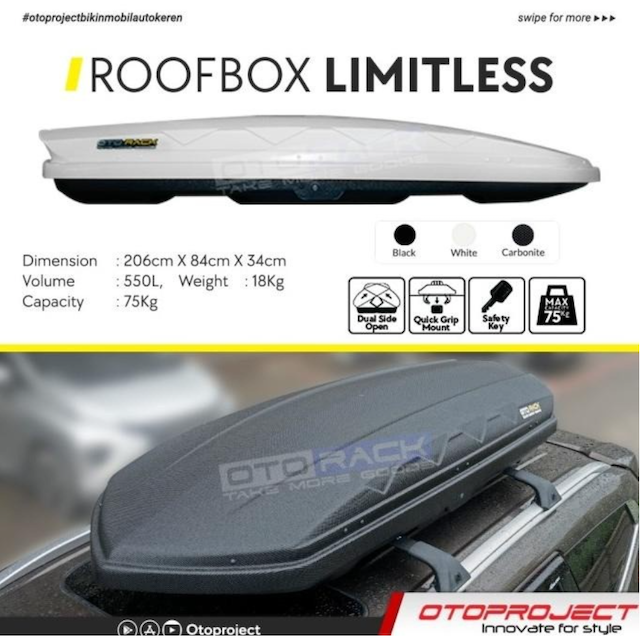 Otoproject Otorack RoofBox Limitless Series