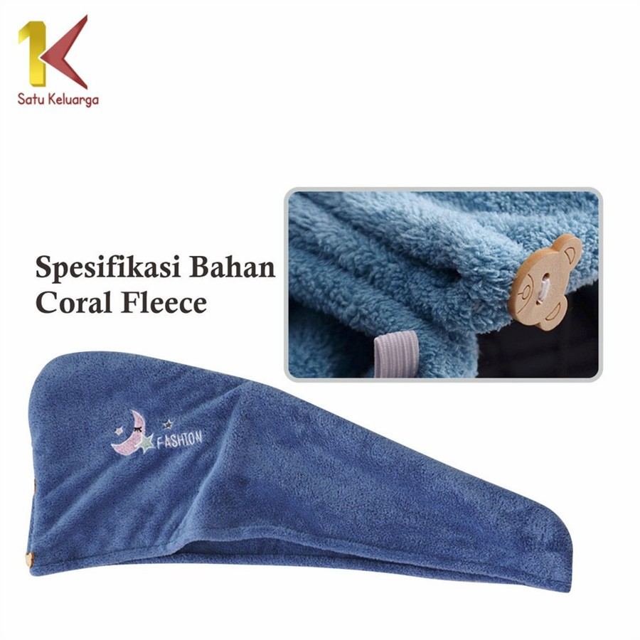 Indah Jaya Textile Industry Satu Keluarga Handuk Pengering Rambut Wanita  C931 