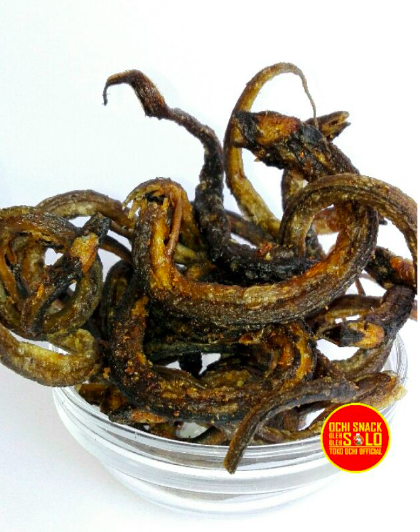Ochi Snack Solo Kres Kress Keripik Belut Hitam Tanpa Tepung