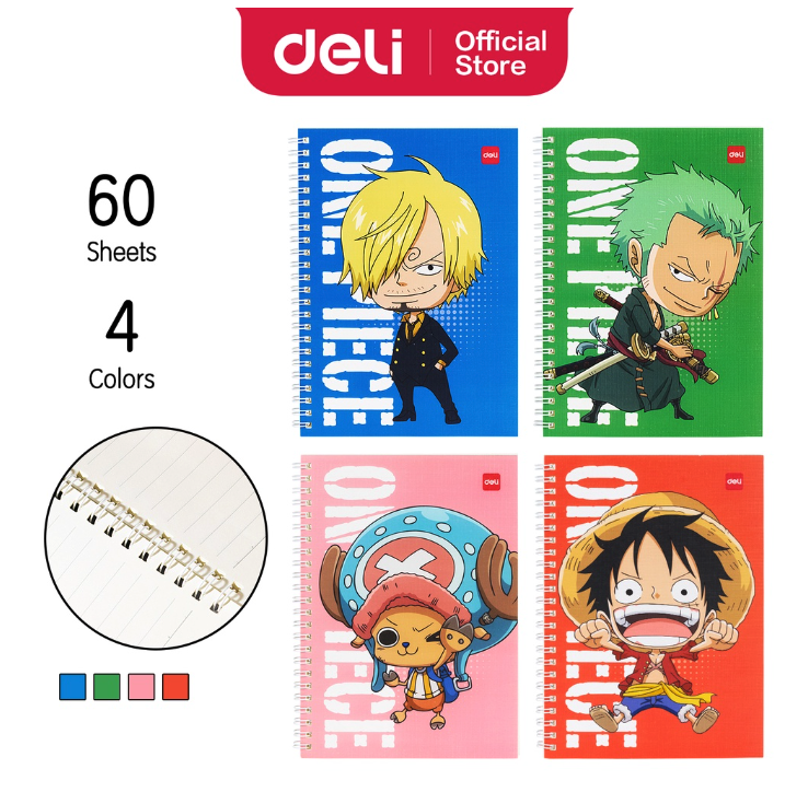 Deli  One Piece Spiral Notebook