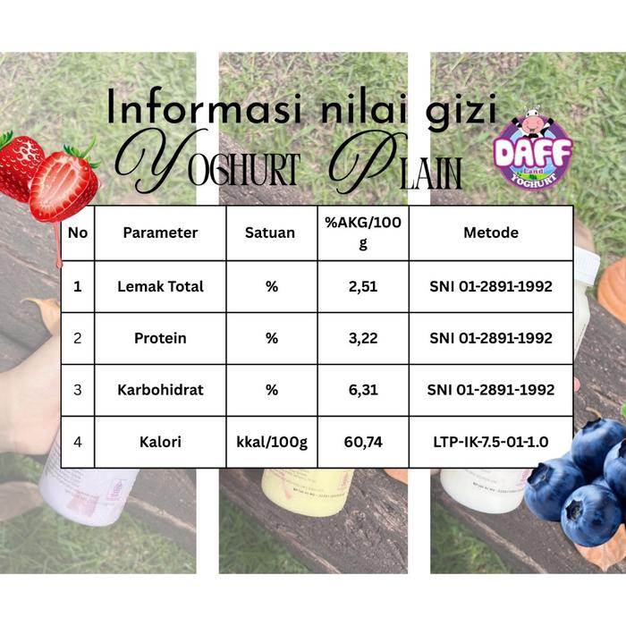  Daff Yoghurt Homemade Plain