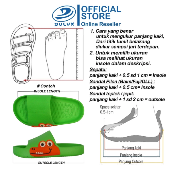  DULUX Sandal Anak Cowo M 520 C-1