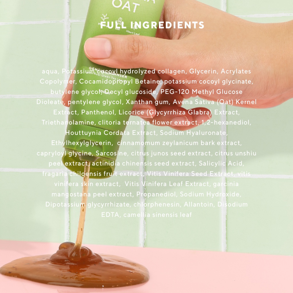 Triniti Tunggal Abadi True to Skin Matcha Oat Gentle Cleanser