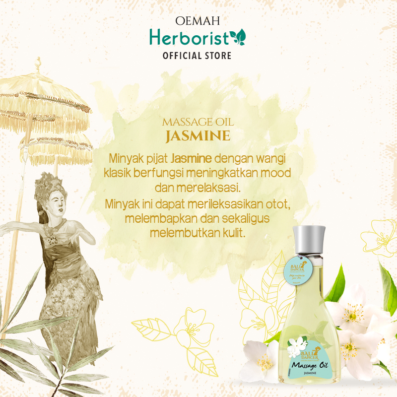 Natura Pesona Mandiri Bali Dancer Massage Oil Jasmine