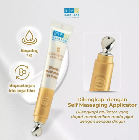Rohto Laboratories Indonesia Hada Labo Gokujyun Premium Ultimate Moisturizing Eye Cream