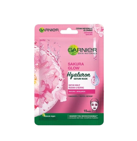 Garnier ｜ Sakura Glow Hyaluron Serum Mask