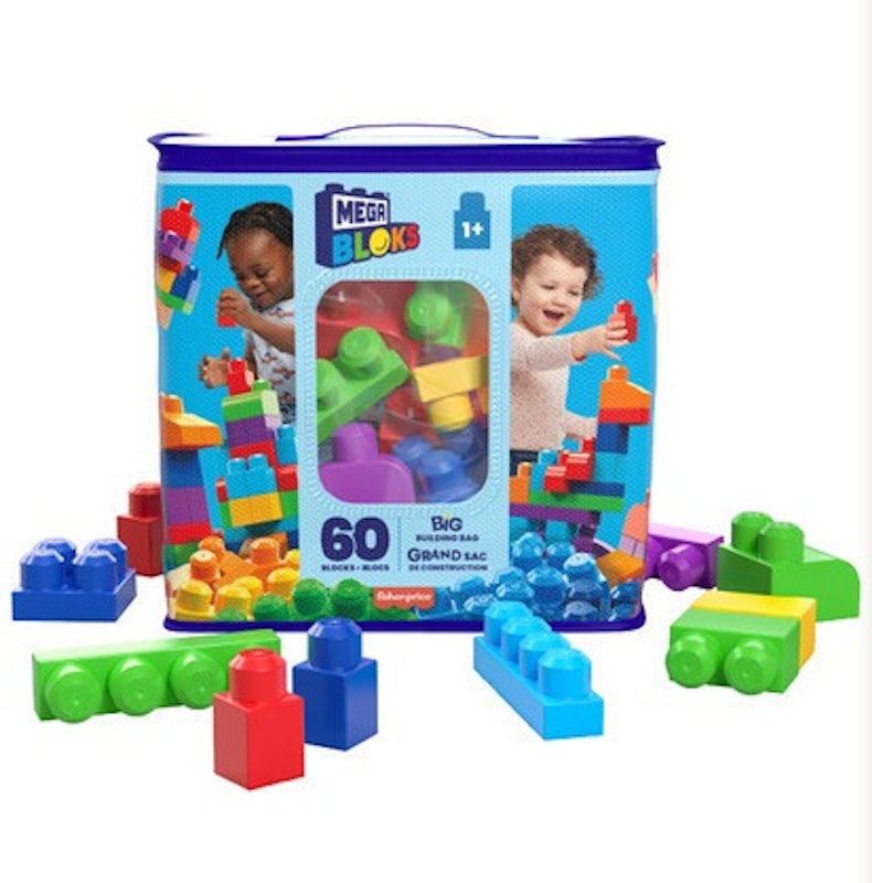 Fisher-Price Mega Bloks Big Building Bag (60 pcs) 1