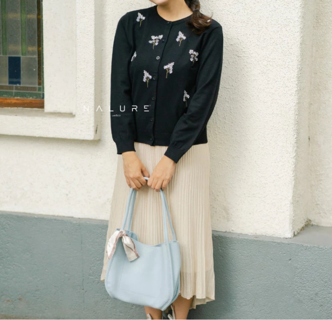 Nalure Nalure Lyla Cardigan Flower Vintage