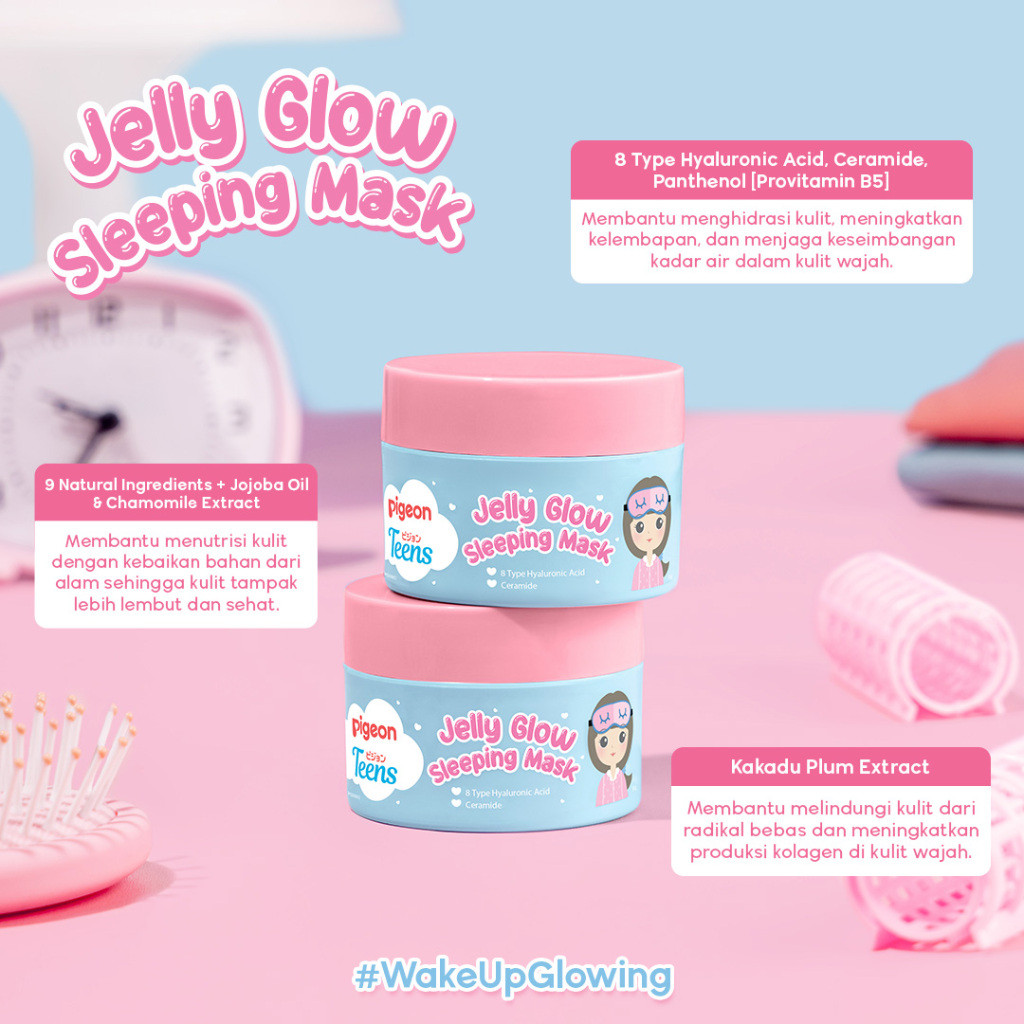 Pigeon Pigeon Teens Jelly Glow Sleeping Mask