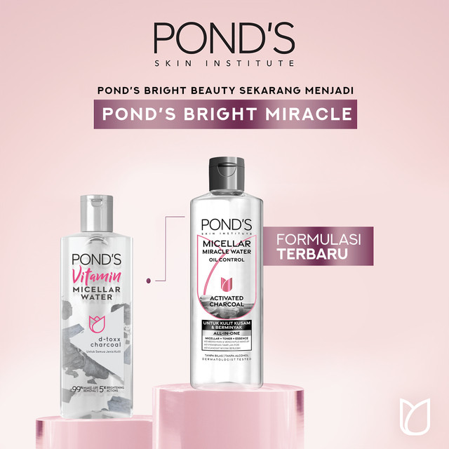 Unilever Indonesia Pond’s Oil Control Micellar Miracle Water 