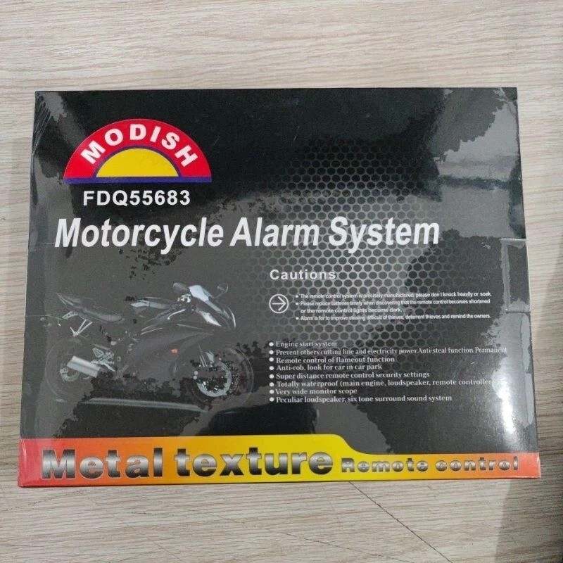Modish Motorcycle Alarm System FDQ55683