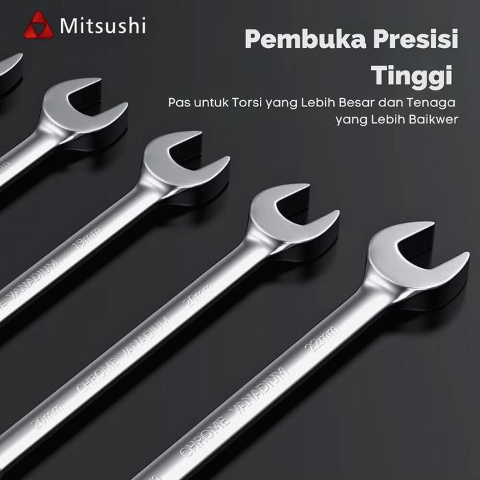 Mitsushi Kunci Ratchet 8-22 mm 3