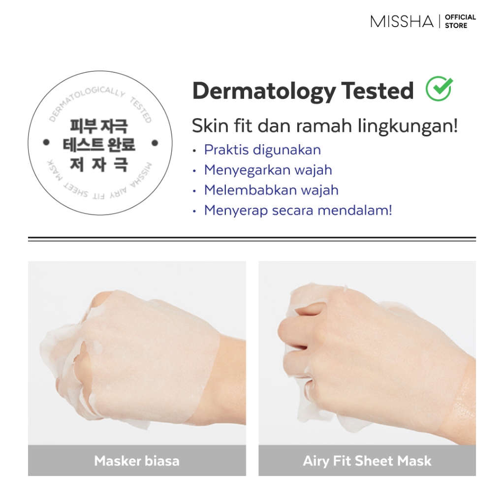 Able C&C MISSHA Airy Fit Sheet Mask Pearl