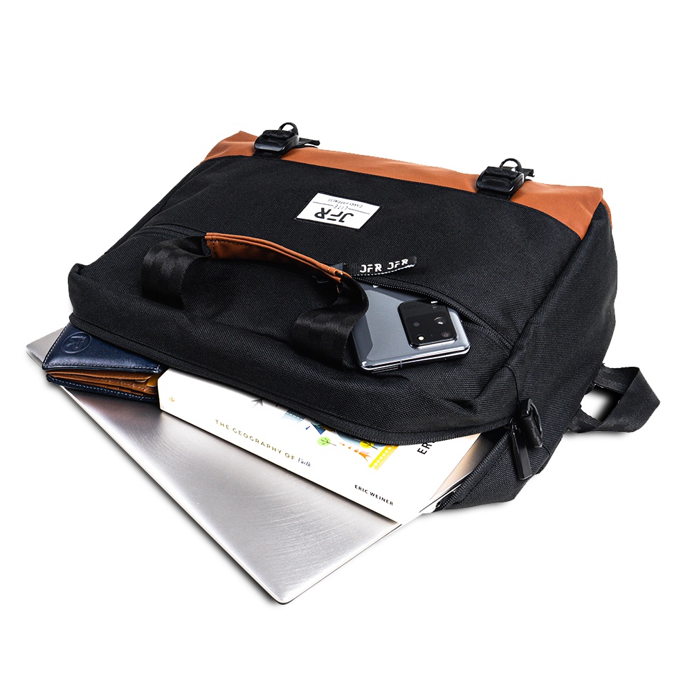 Jennifer Wallet JFR Tas Ransel Pria 3-in-1 JBAG05