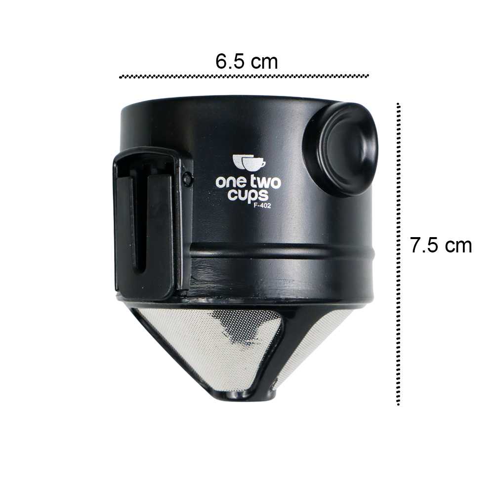 One Two Cups Filter Penyaring Kopi Portable Cone  F-402