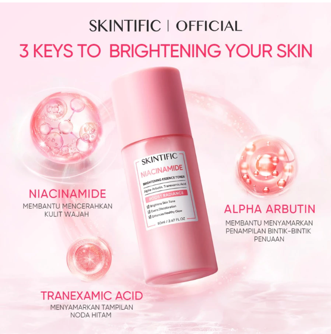 SKINTIFIC Cosmetics SKINTIFIC Niacinamide Brightening Essence Toner