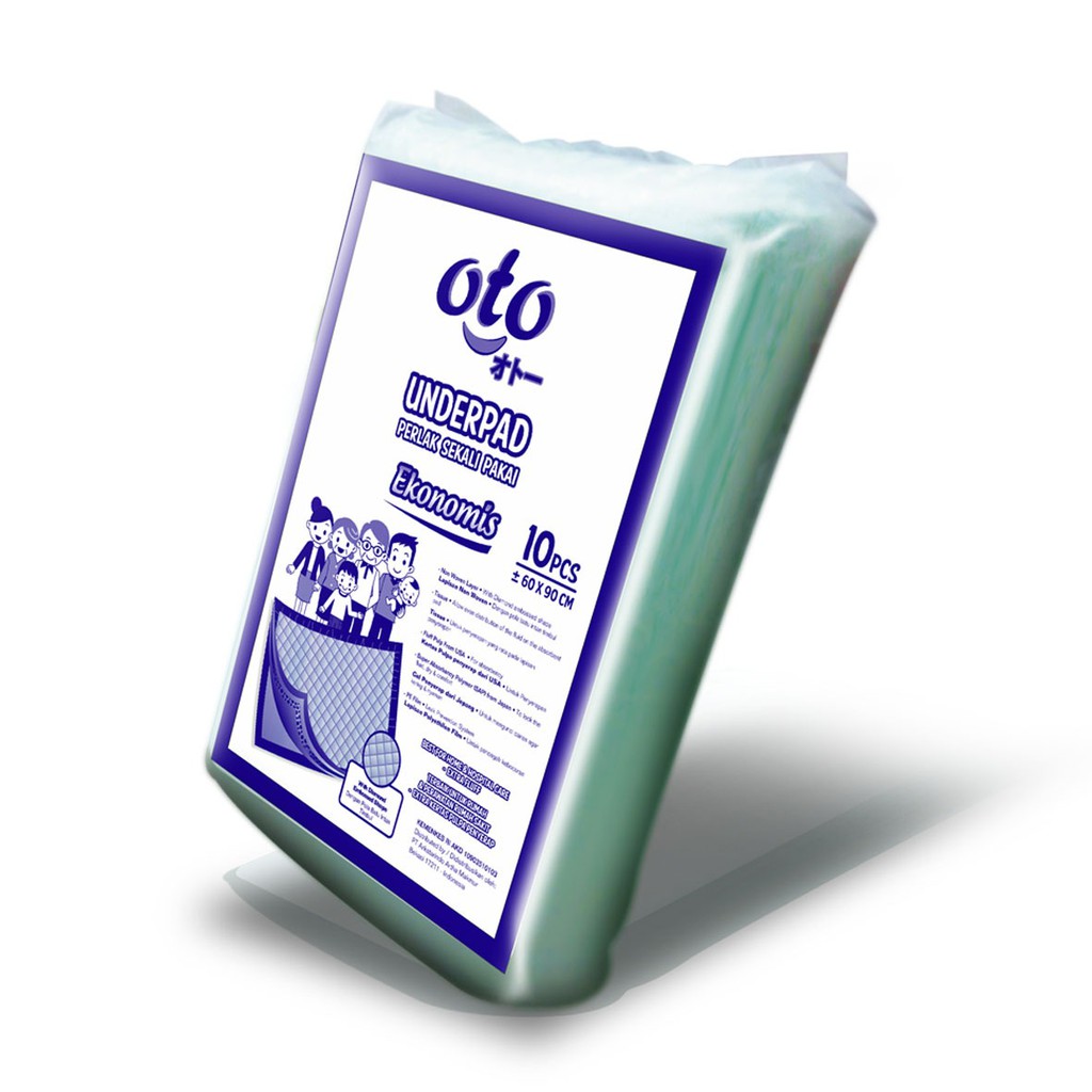 OTO Underpad Perlak Sekali Pakai Ekonomis 10 x 12 Packs