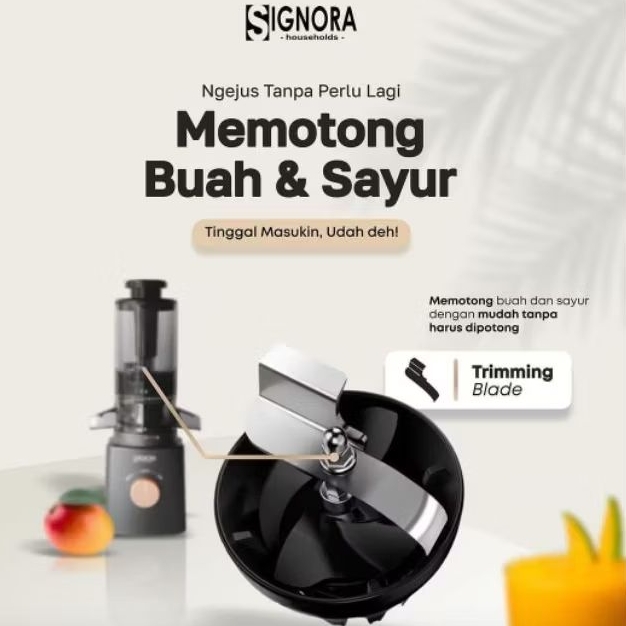 Signora Sarana Sukses Signora Big Hopper Slow Juicer