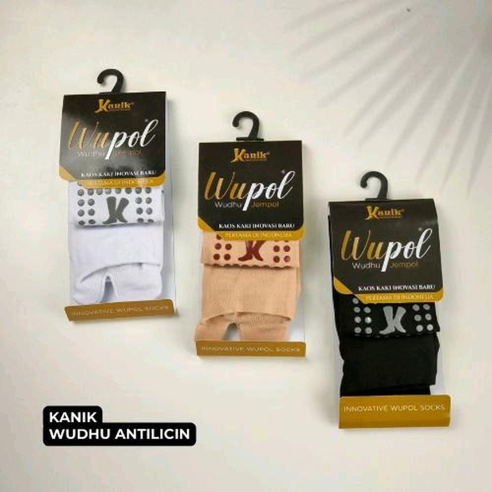 Kanik Wupol Antislip Kaos Kaki Wudhu Jempol
