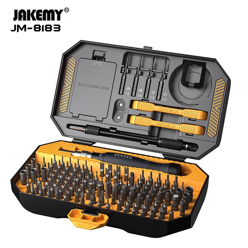 Guangzhou Yifeng Technology Electron  Jakemy 145 in 1 Precision Screwdriver Set with Accessories JM-8183