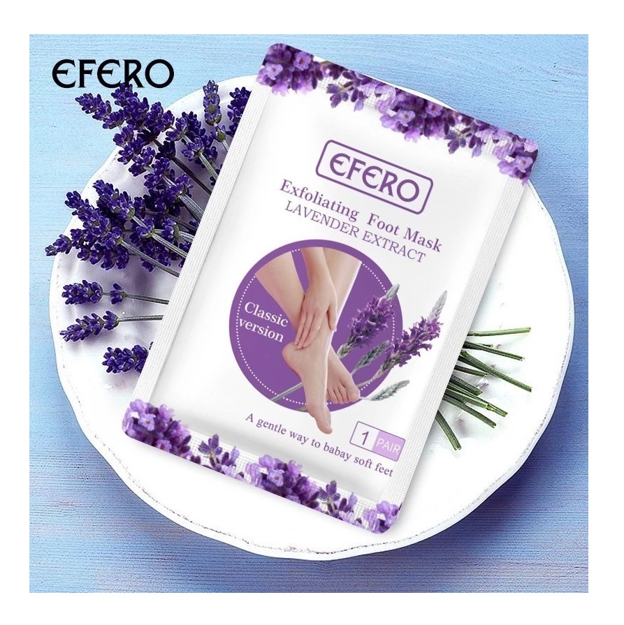  EFERO Exfoliating Foot Mask Lavender Extract