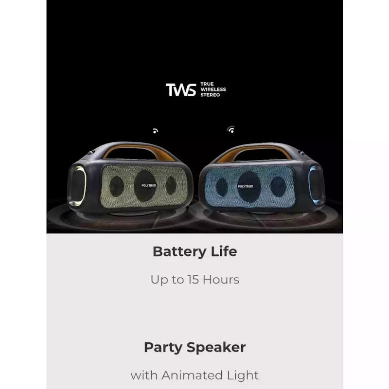 Partymax Speaker Bluetooth Portable Wireless 5
