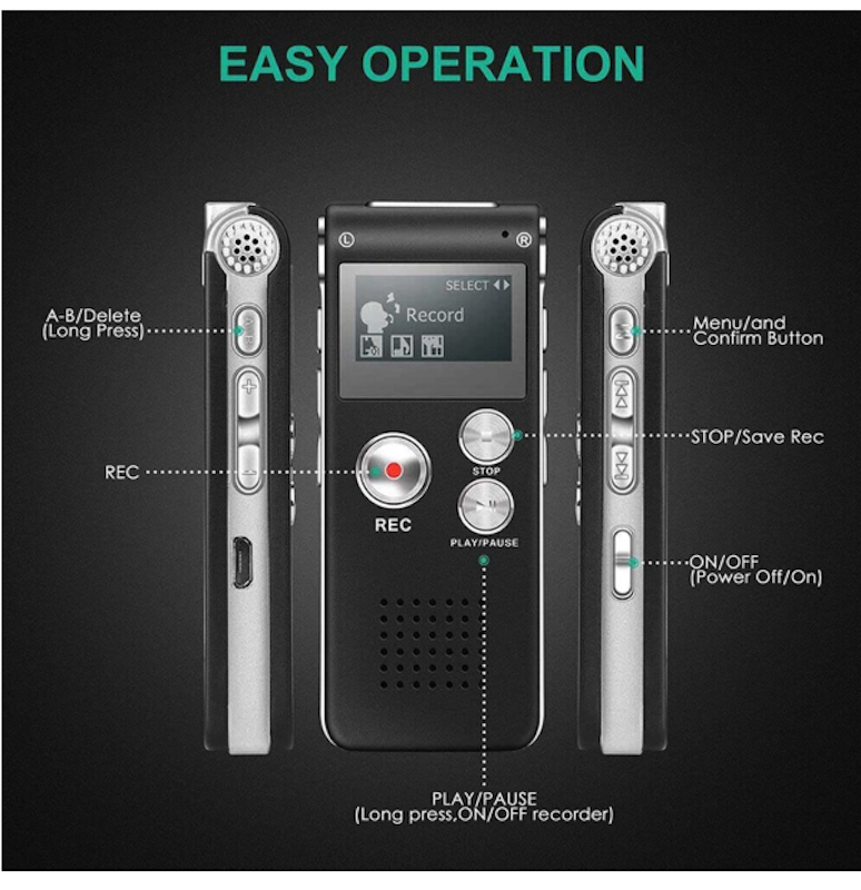 USB Voice Record Mini 8GB 2