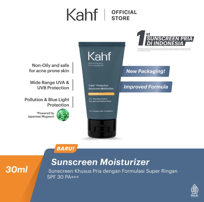 Paragon Technology and Innovation Kahf Triple+ Protection Sunscreen Moisturizer SPF 30 PA+++