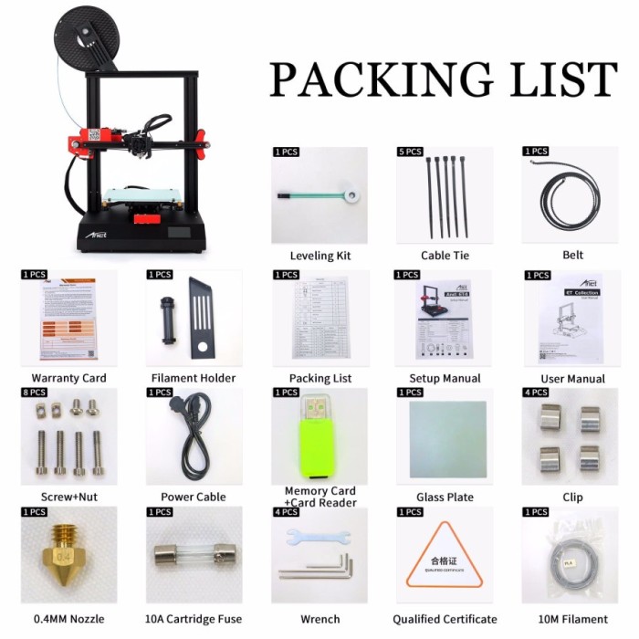 Anet 3D Printer Anet 3D Printer ET4 Plus