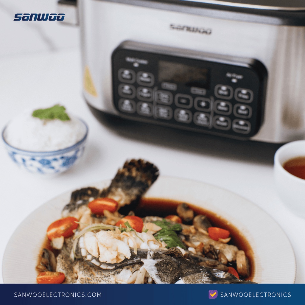 Sanwoo Electronics Sanwoo 14-in-1 Multicooker & Air Fryer KOR-3535MC