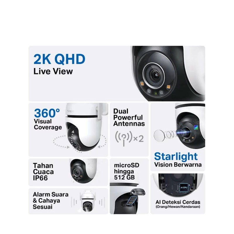 TP-Link Tapo Outdoor Pan/Tilt Security Wi-Fi Camera 5
