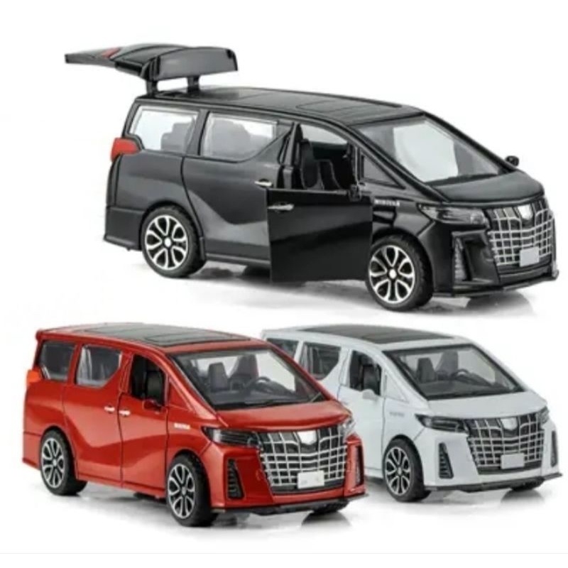 Mobil Diecast Alphard Pull Back Skala 1:32 4