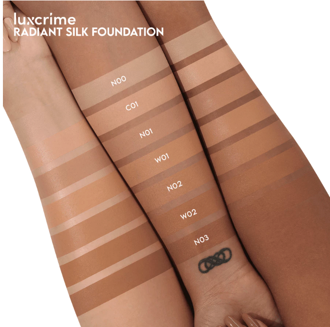 Luxury Cantika Indonesia Luxcrime Radiant Silk Foundation SPF 50 PA+++