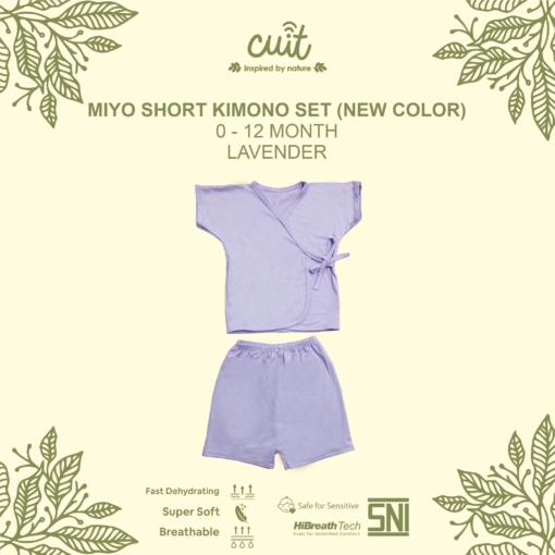 Anugerah Empat Saudara  Cuit EKO Miyo Short Kimono Set (New Colour)
