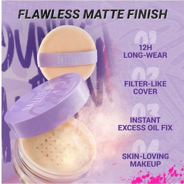 HEBE Beauty Style DAZZLE ME Better Than Filter Fixed Loose Powder 03 Medium Sand