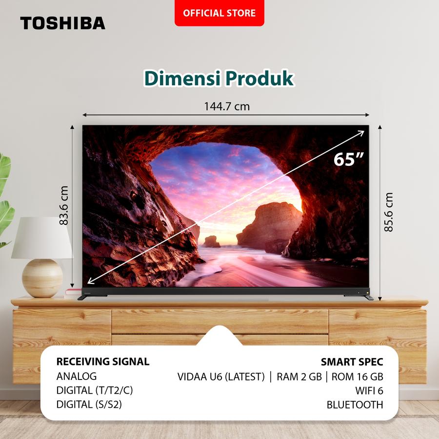 Toshiba Toshiba 65" Flagship OLED 120Hz 4K Smart TV 65X9900LP