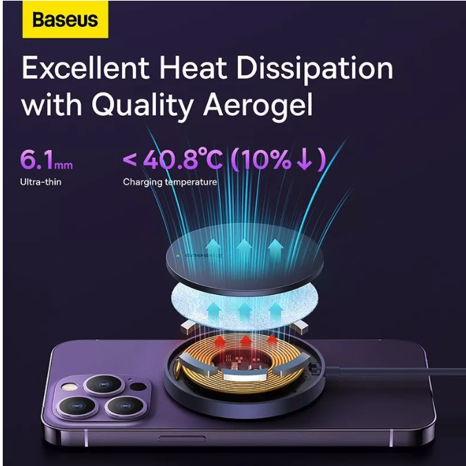 Baseus Simple Mini 4 Magnetic Wireless Charger