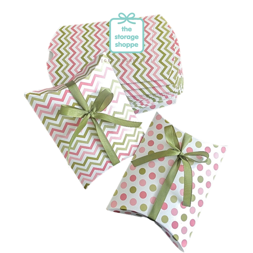 The Storage Shoppe - Pillow Box Polka Dot Chevron 5