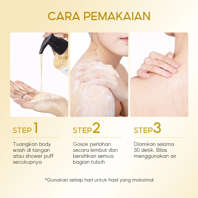 Grace and Glow English Pear and Freesia Anti Acne Solution Body Wash 4