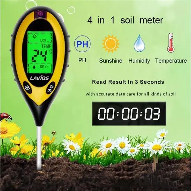  4 In 1 Digital Soil Analyzer