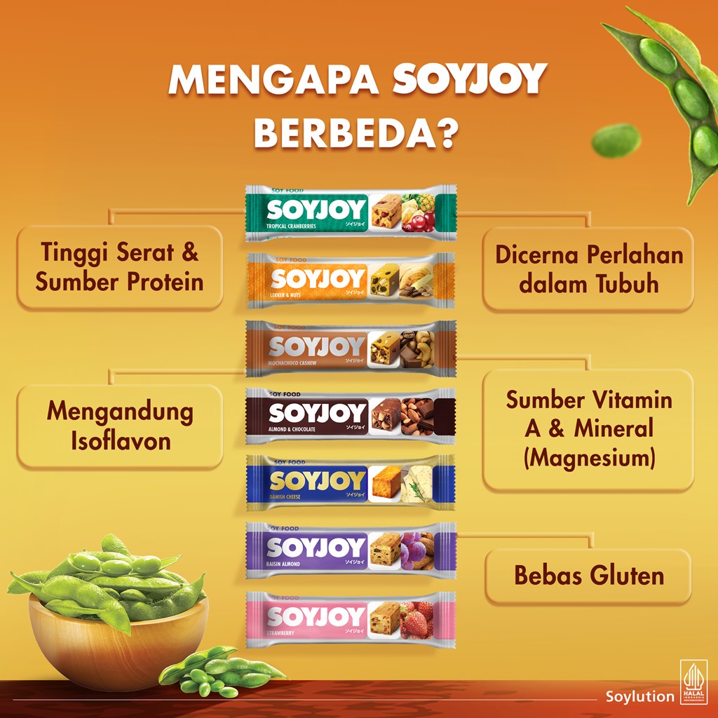 Amerta Indah Otsuka Soyjoy Snack Bar