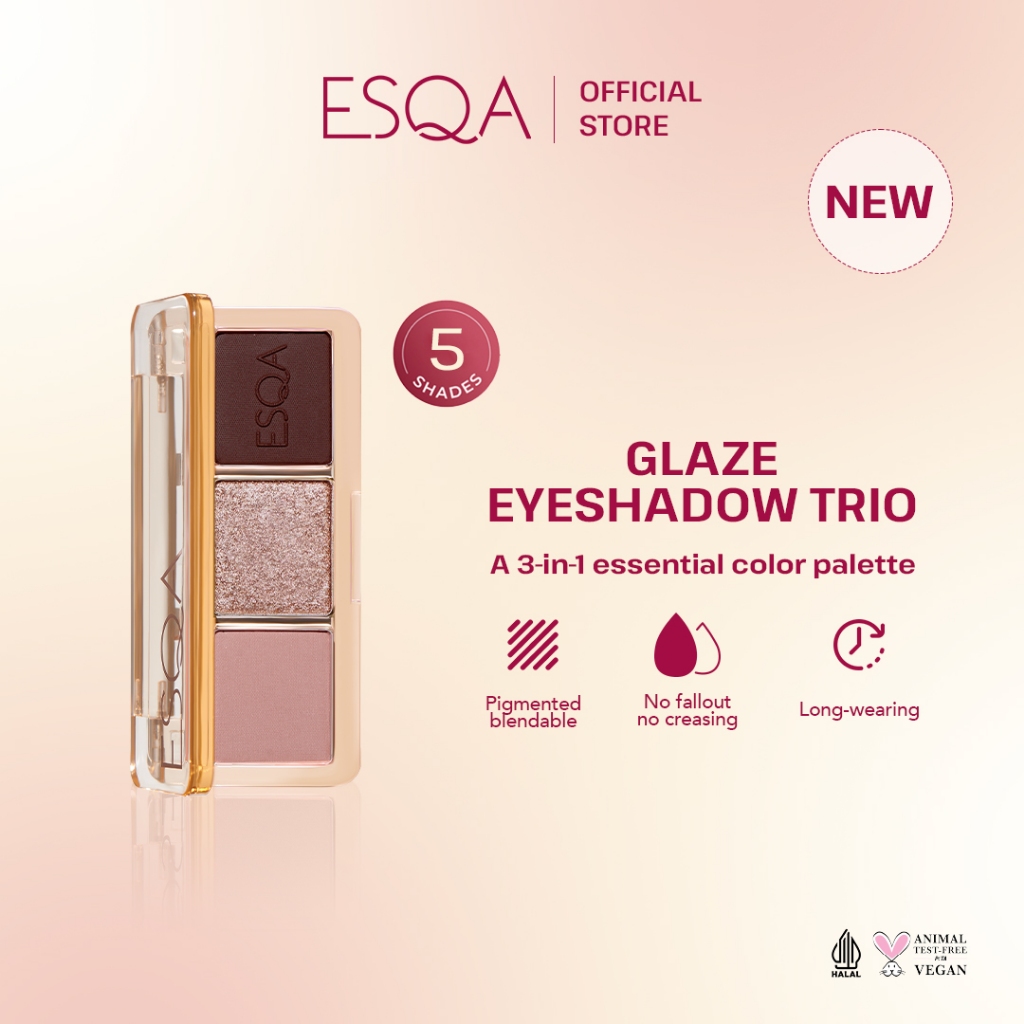Keva Cosmetics International ESQA Glaze Eyeshadow Trio - Starry Nights