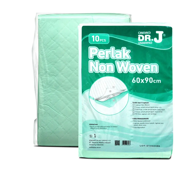 Underpad Dr. J Perlak Non Woven 60 X 90 Cm