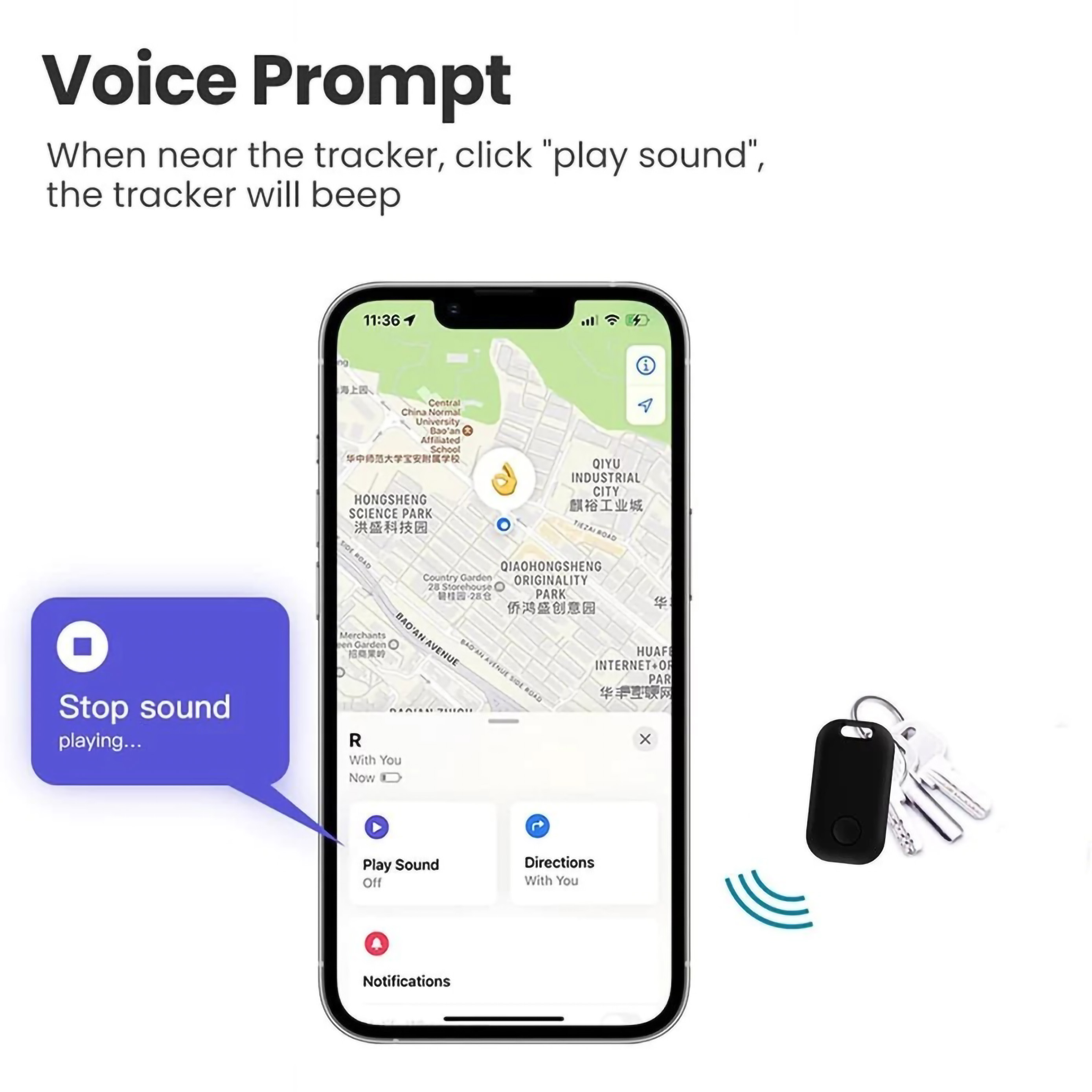 Dua Anak Muda DNAC iTag Locator Smart Tracker 