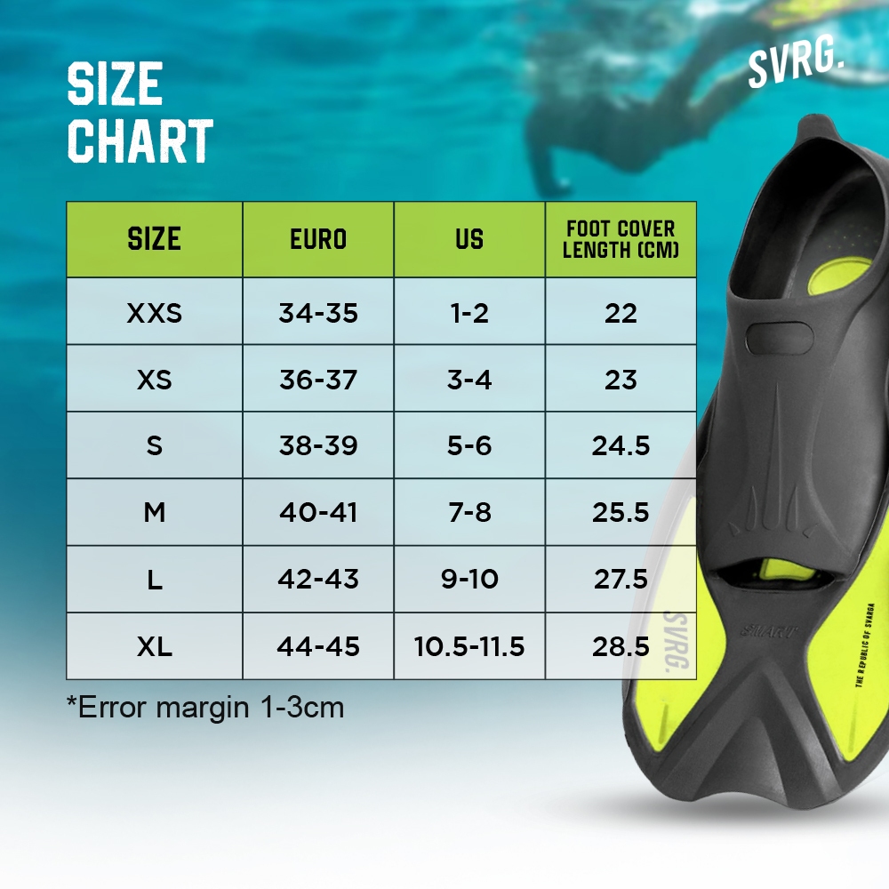 The Republic of Svarga SVRG. Diving Fins 