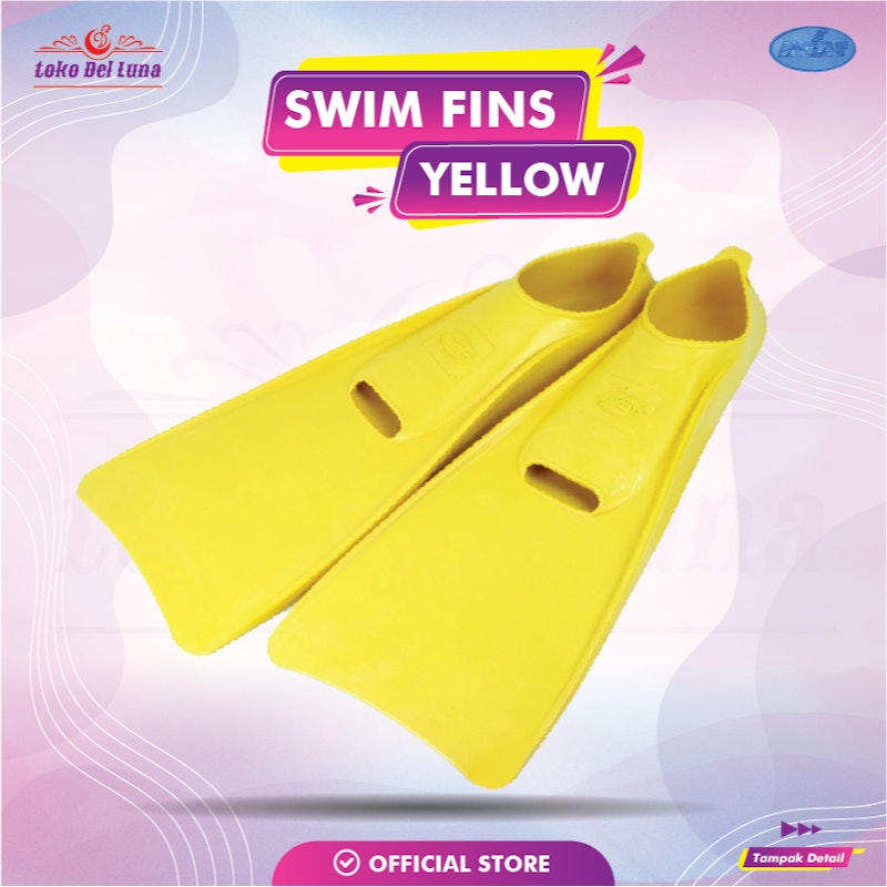 Pantas Swim Fins Yellow 2