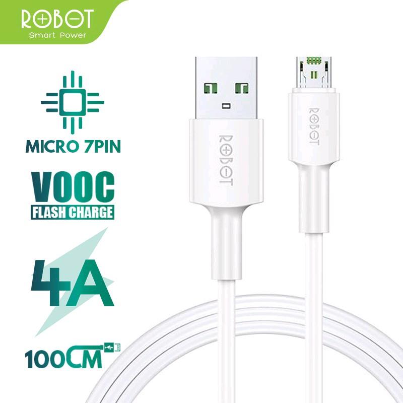 Wook Global Technology Robot Data Cable for Android Devices VOOC Flash Charge RVM100
