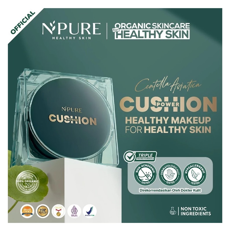 N'PURE Centella Asiatica Flawless Matte Power Cushion Banana