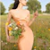 Toko Halo Peach Champagne Cowl Neck Satin Dress 1