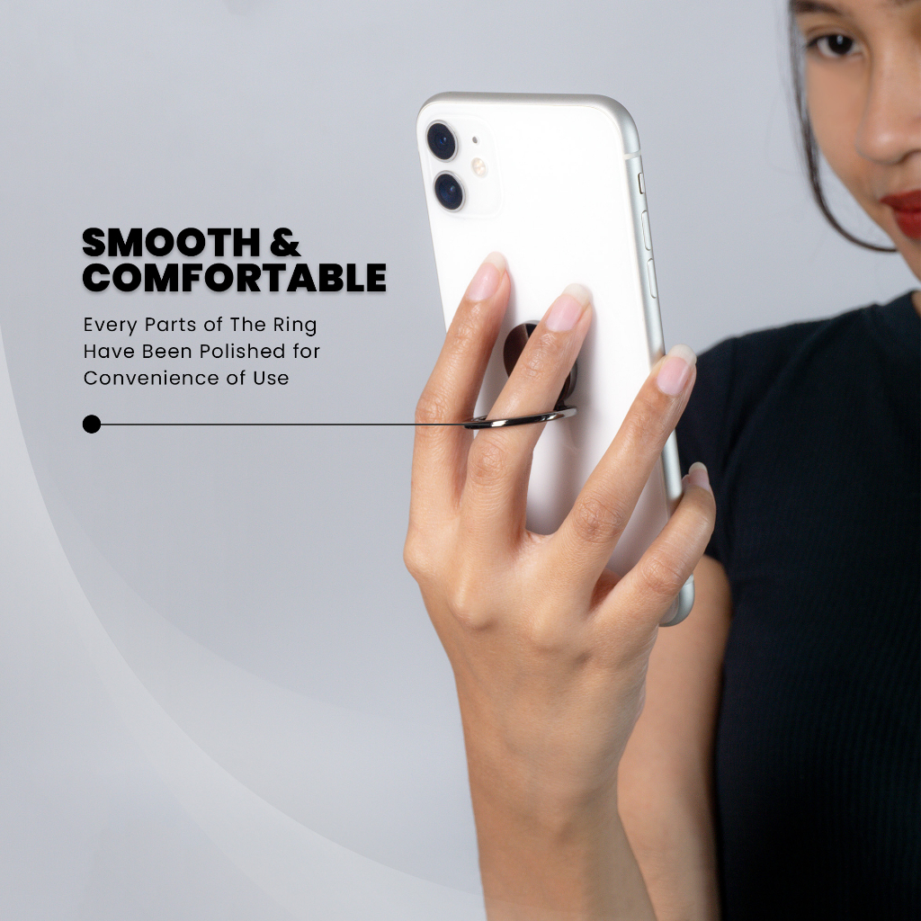 Phone Grip Rotating Stand Holder iRing Ozmium Series